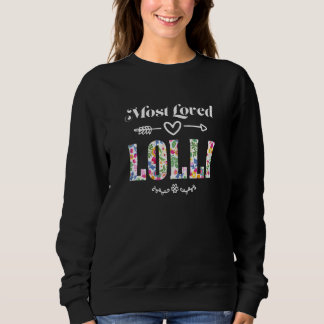 Womens most loved lolli granny sweatshirt