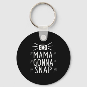 Womens Mother Gonna Snap Funny Mom Birthday Gift Q Key Ring