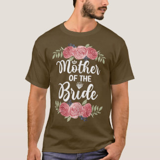 Womens Mother Of The Bride Bridal Shower Wedding P T-Shirt