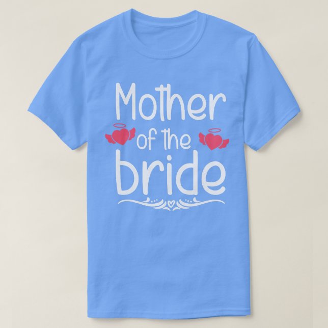 Womens Mother Of The Bride Bridal Wedding Just Mar T-Shirt (Design Front)