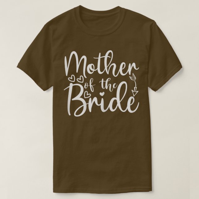 Womens Mother Of The Bride Matching Wedding For Ba T-Shirt (Design Front)