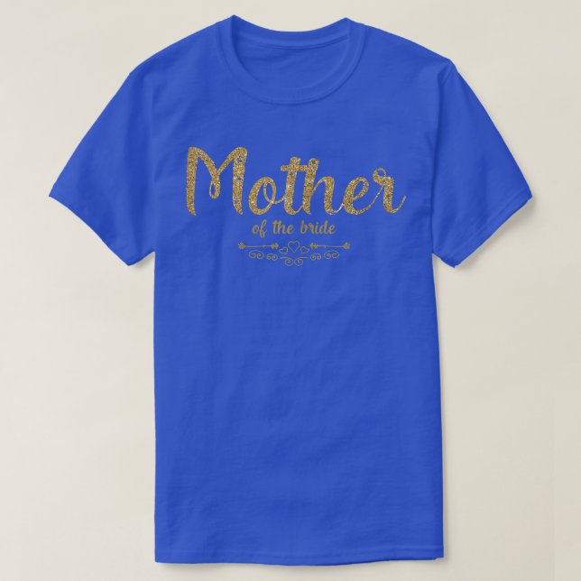 Womens Mother of The Bride Wedding  T-Shirt (Design Front)