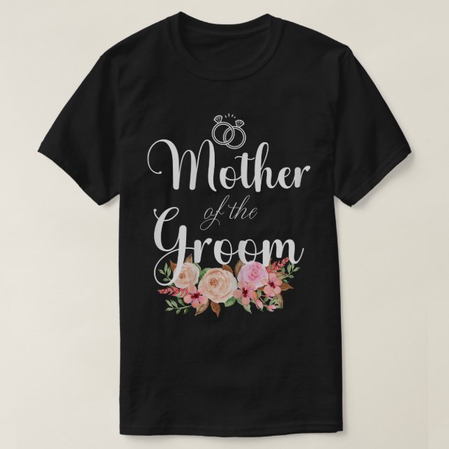 Womens Mother Of The Groom Bridal Shower Wedding M T-Shirt (Design Front)