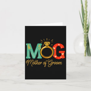 Womens Mother Of The Groom Mob Mog Mum Wedding Bac Card