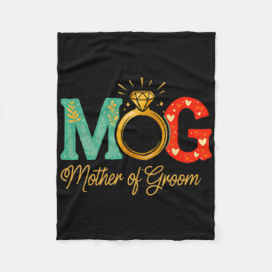 Womens Mother Of The Groom Mob Mog Mum Wedding Bac Fleece Blanket