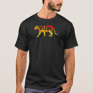 Womens Mother S Day Idea Lion Mother At Heart Mum T-Shirt