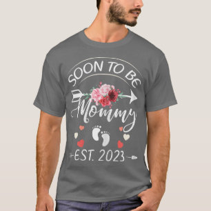 Womens Mother's Day First Time Mum Pregnancy Soon T-Shirt