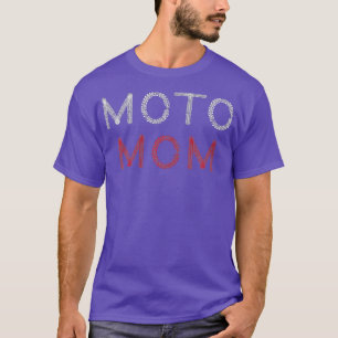 Womens Moto Mum Motocross and Dirt Biking T-Shirt