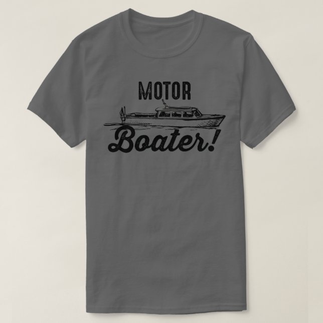 Womens Motor Boater Funny I Love Motor Boating Gif T-Shirt (Design Front)