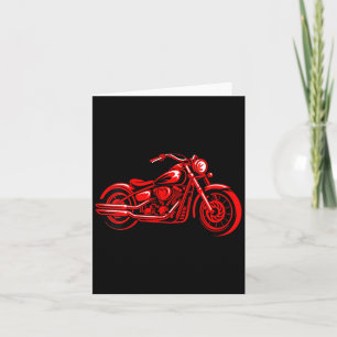 Women's Motorcycle Heart Biker Valentines Day Ride Card