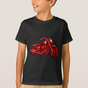 Women's Motorcycle Heart Biker Valentines Day Ride T-Shirt