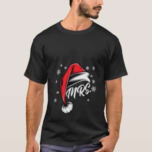 Womens Mr And Mrs Santa Claus Christmas Couples Ma T-Shirt