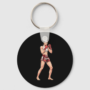 Women's Muay Thai Training Key Ring