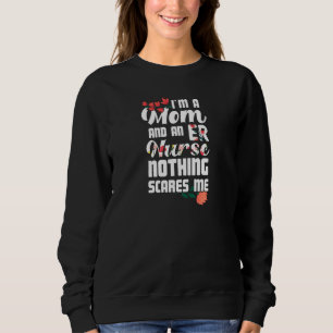 Womens Mum Emergency Nurse Nursing Cna Mother Hosp Sweatshirt