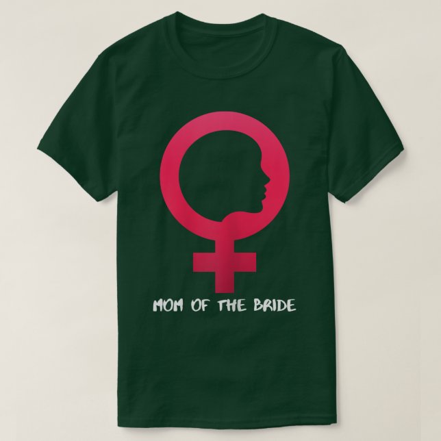 Womens Mum Of The Bride  T-Shirt (Design Front)