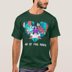Womens Mum Of The Bride Yoga Mum T-Shirt