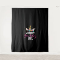 Womens Mummy Of The Birthday Girl Mother Gift Unic