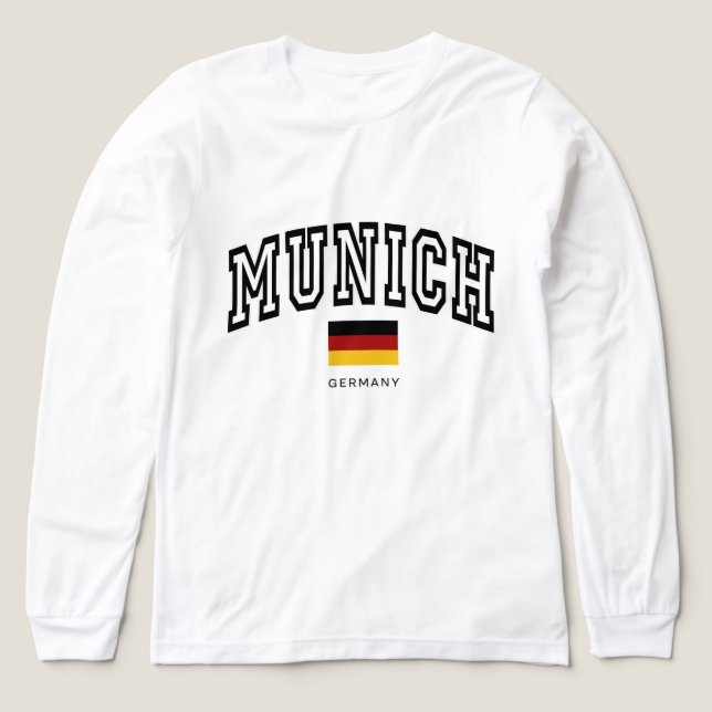 Women's Munich Germany Tri-Blend Shirt (Design Front)
