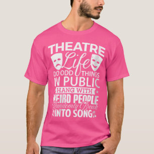 Womens Musical Theatre Shirt Theatre Lover Drama C