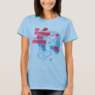 WOMENS MY BOYFRIEND IS A LONGHORN T-Shirt