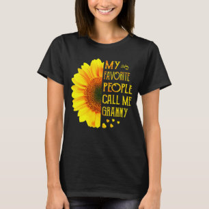 Womens My Favourite People Call Me Grandma Mother' T-Shirt