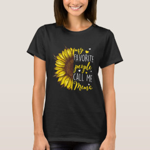 Womens My Favourite People Call Me Mema Grandma Mo T-Shirt