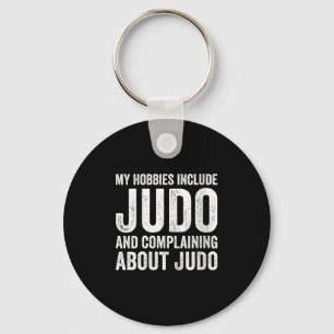 Womens My Hobbies Include Judo Funny Judoka V-neck Key Ring