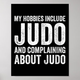 Womens My Hobbies Include Judo Funny Judoka V-neck Poster