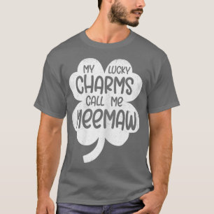 Womens My Lucky Charms Call Me Meemaw St Patricks  T-Shirt