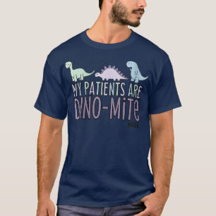 Womens My Patients Are Dinomite NICU VNeck T-Shirt