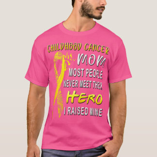 Womens My Son Is My Hero Tshirt Support Childhood 