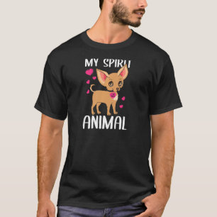 Womens My Spirit Animal Chihuahua Dog I Love Mum N T-Shirt