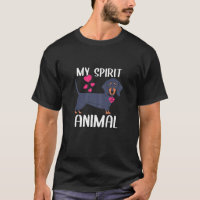 Womens My Spirit Animal Dachshund Dog I Love Mom N