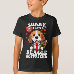 Women's My Valentine Has Paws Valentine Hearts Bea T-Shirt