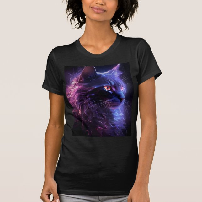 Women's mystic cat t-shirt (Front)