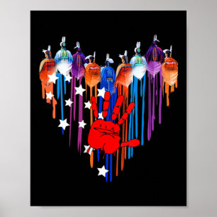 Womens Native Americans Heart Strong Resilent No M Poster