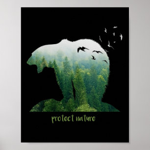 Womens Nature Protection Environmental Protection Poster