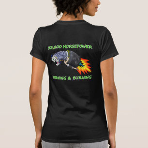 Womens Navy Vet GSM LM2500 w/ 33K HP & TB Drk clr T-Shirt