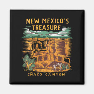 Womens New Mexico Treasure Chaco Canyon National P Magnet