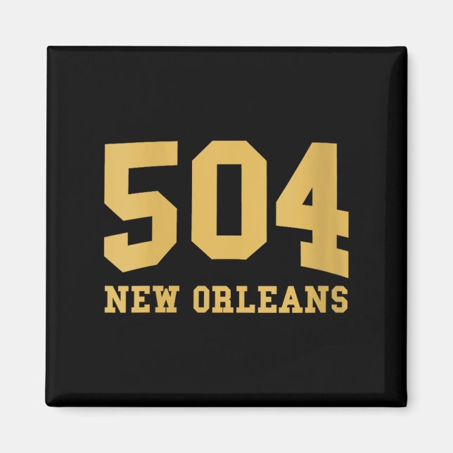 Womens New Orleans Area Code 504 - Hometown Pride  Magnet (Front)