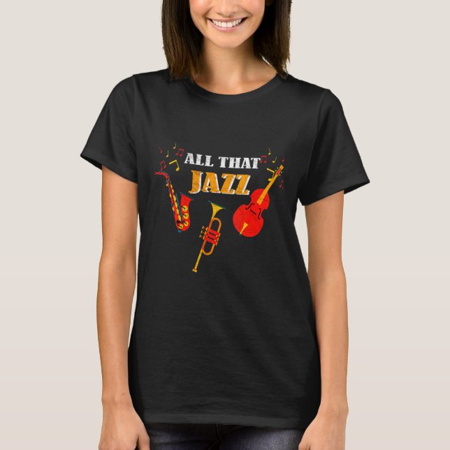 Womens New Orleans Birthplace Of Jazz Music Louisi T-Shirt (Front)