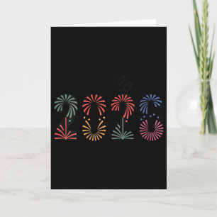Womens New Year Celebration Hello 2026 Fireworks M Card