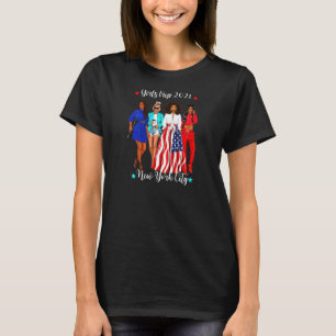 Womens New York City Girls Trip 2021 Black Womens  T-Shirt