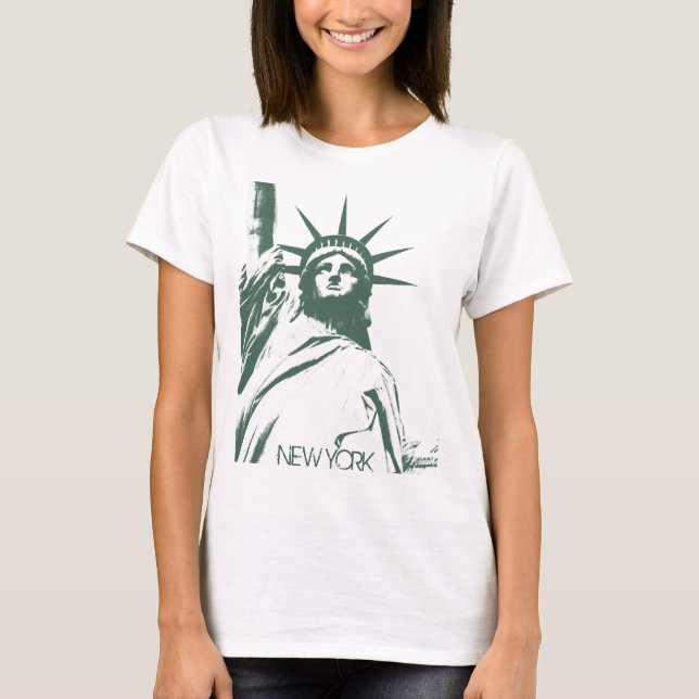 Women's New York Shirt Statue of Liberty T-shirt (Front)
