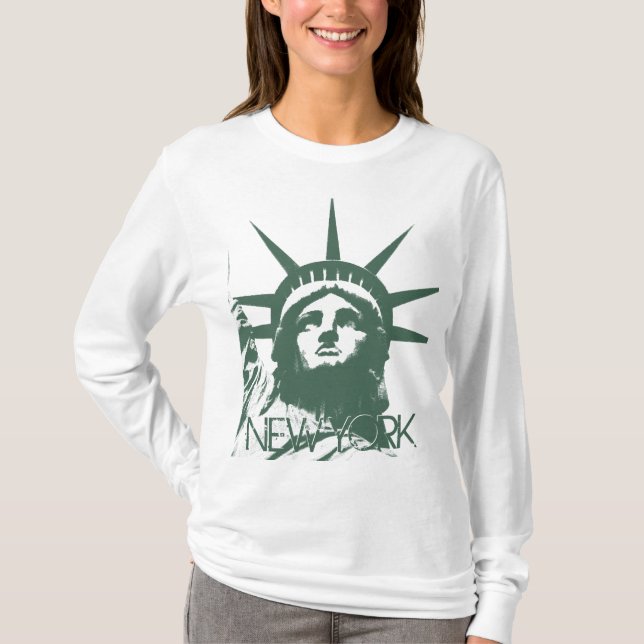 Women's New York Shirt Statue of Liberty T-shirt (Front)