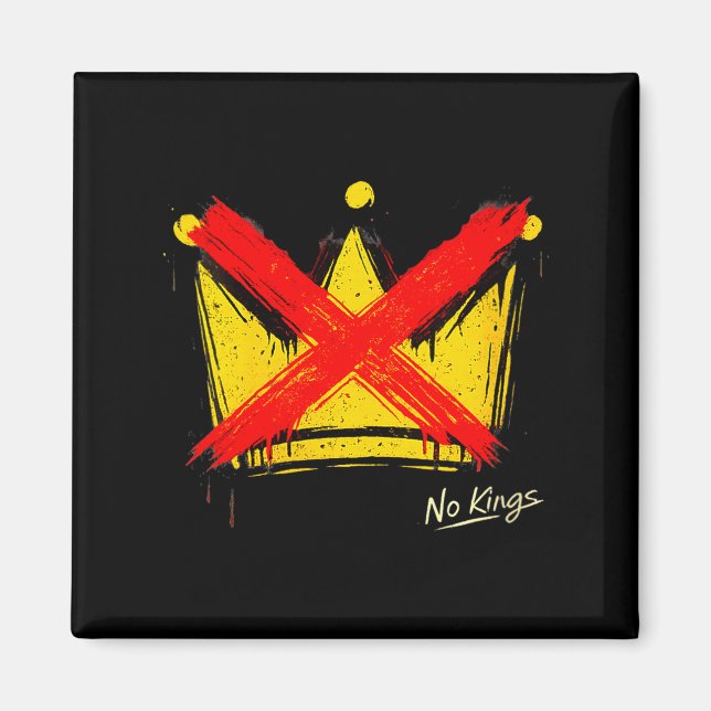 Women's no kings  magnet (Front)