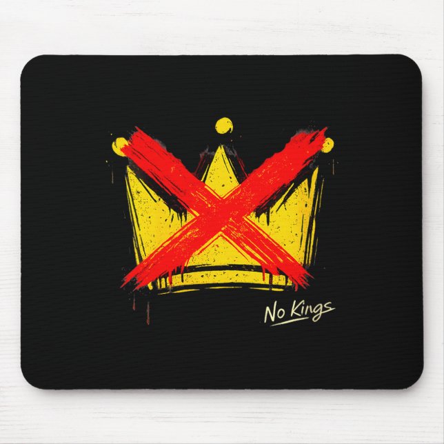 Women's no kings  mouse pad (Front)