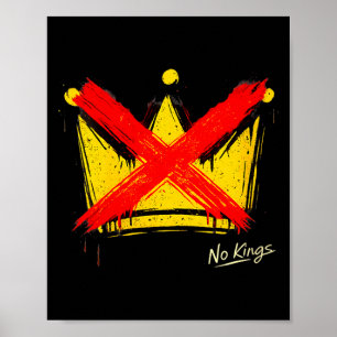 Women's no kings poster