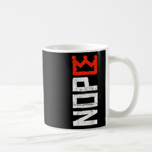 Womens No Kings Protest Sign Vertical Nope V-neck Coffee Mug