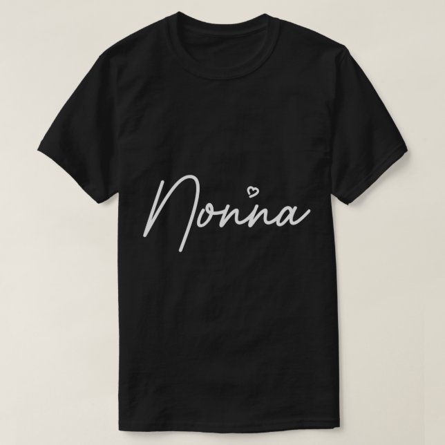 Women's Nonna Cute Mother's Day Gift In Italian Gr T-Shirt (Design Front)